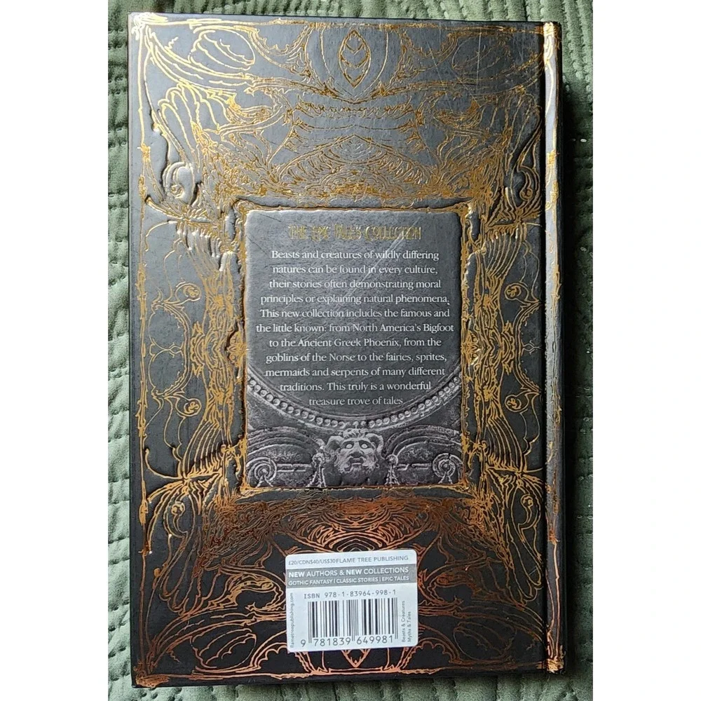 BEASTS & CREATURES MYTHS & TALES Epic Tales Gothic Fantasy Deluxe Hardcover